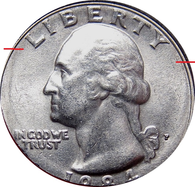 1984-P-Washington-Quarter-Mint-Error---Mis-Aligned-Obverse-Die