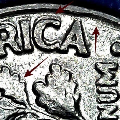 1993-P-Roosevelt-Dime-Offset/Die-Crack/Doubling