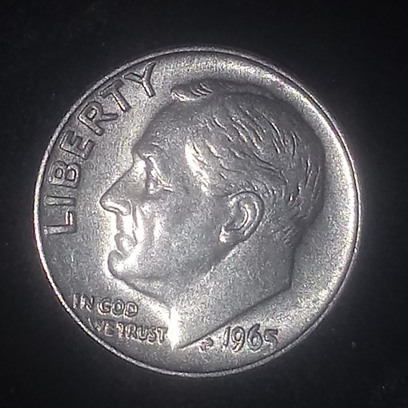 1965.--Dime.-In-God-We-Trust-?