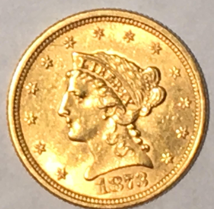 1873-$2-1/2-Open-3-Gold-Face