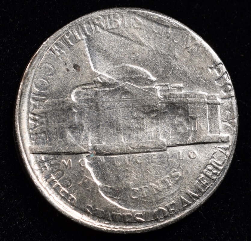 1973/4-Jefferson-Nickel-Mint-Error-Coin-With-Double-Brockage.