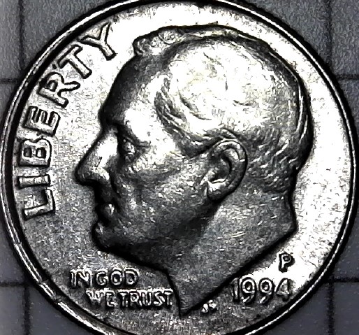 1994-P-Dime-DD-On-Obverse