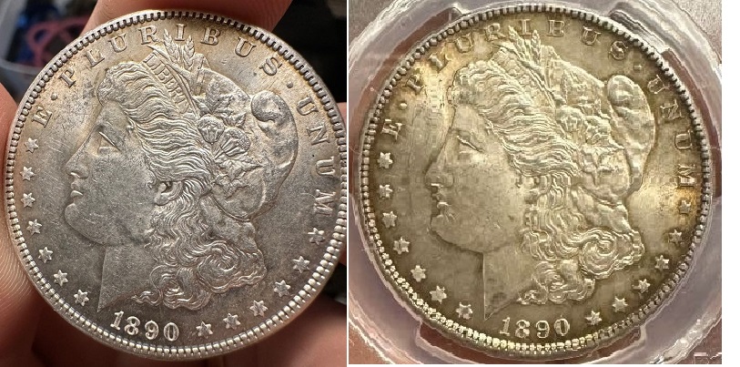 I-Had-A-1890-CC-Graded-MS-62-By-PCGS-I-Cracked-It-To-Give-It-A-3-Second-Dip-Now-I-See-Hairlines
