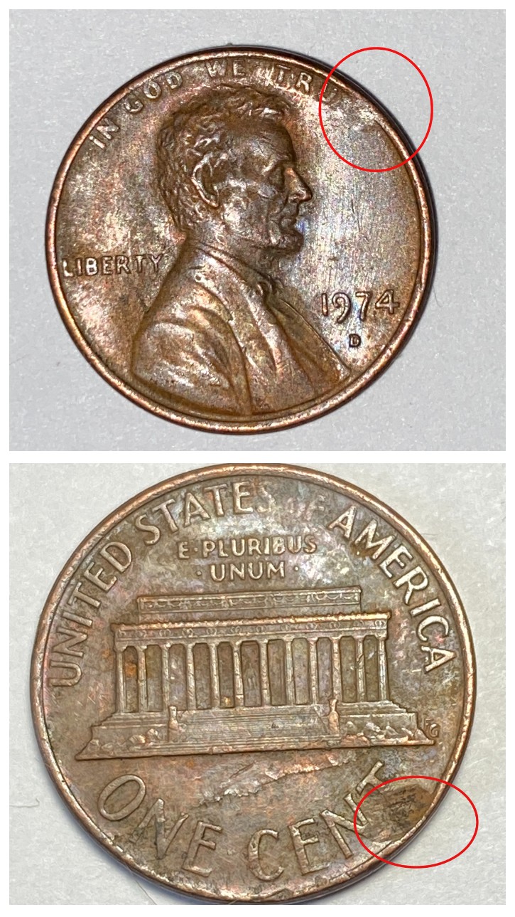 1974-D-Cent---Lamination-Crack-?