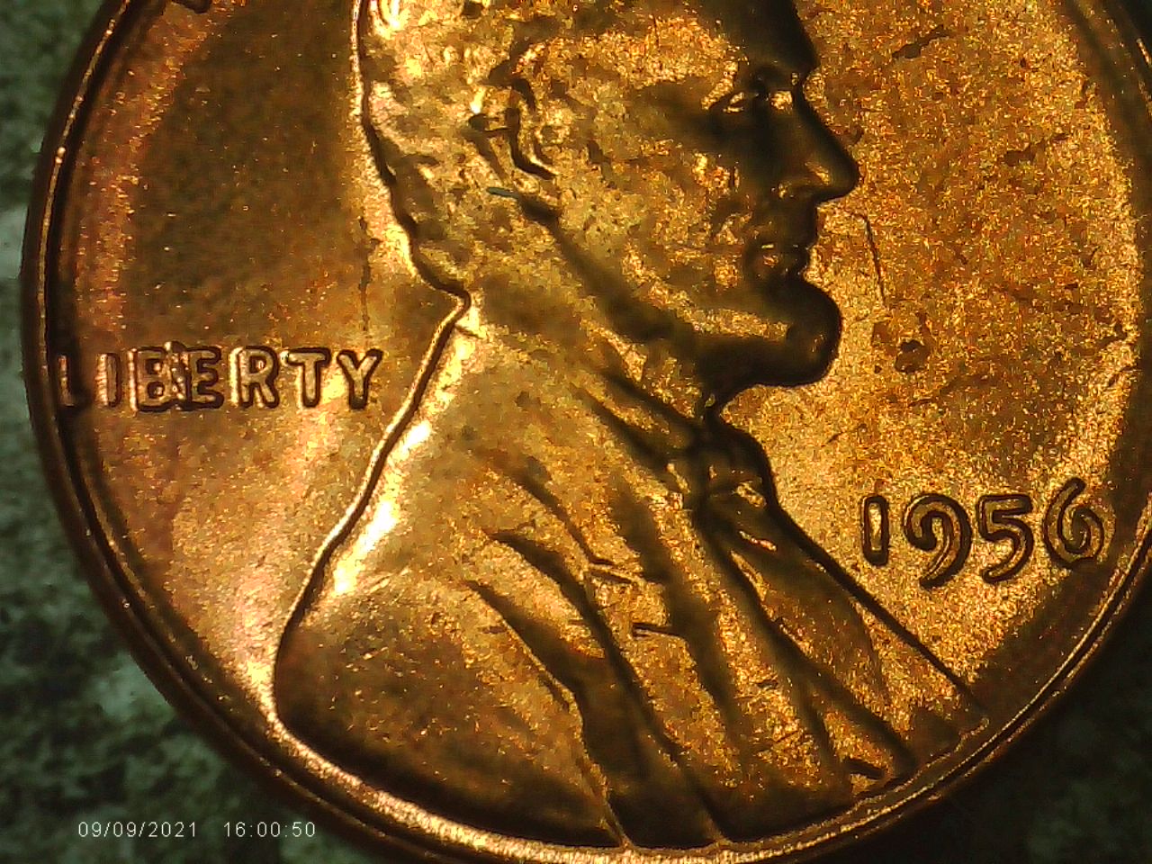 1956-BIE-Penny-With-Die-Chip-On-The-6
