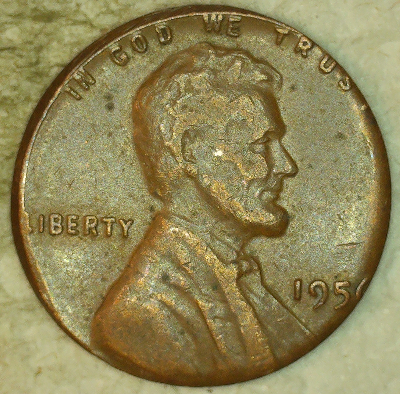 1956-LWC-Weighs-2.63-Grams-I'm�thinking-Intentional-PMD-On-The-Coin