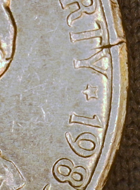 1985-P-Nickel,-Defective-Planchet-Or-PMD?
