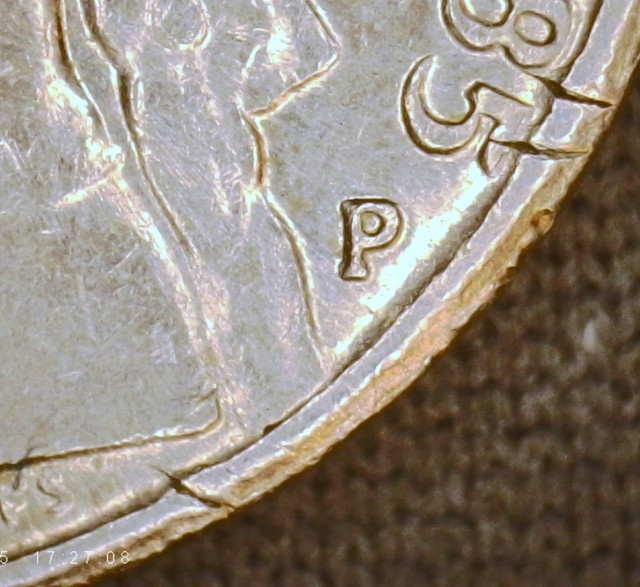 1985-P-Nickel,-Defective-Planchet-Or-PMD?