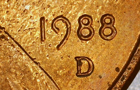 1988-D-LMC-Penny-/-Flared-G