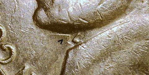 1976-Jefferson-Nickel-/-Die-Clash