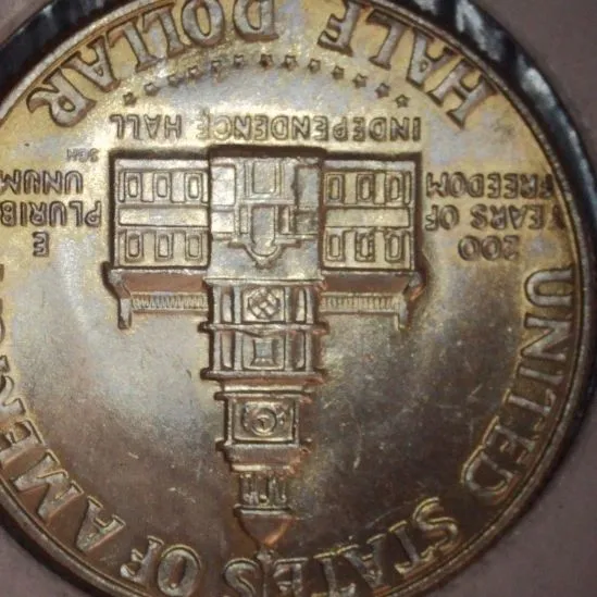 1976-D-Kennedy-Half-/-Progressive-Indirect-Design-Transfer-Pidt