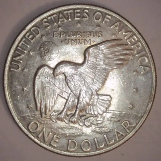1971-D-Eisenhower-Dollar-/-DDO-001,-RDV-006