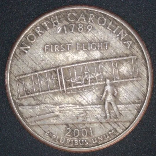 2001-P-NC-Quarter-/-Roller-Lines-/-Fun-Find