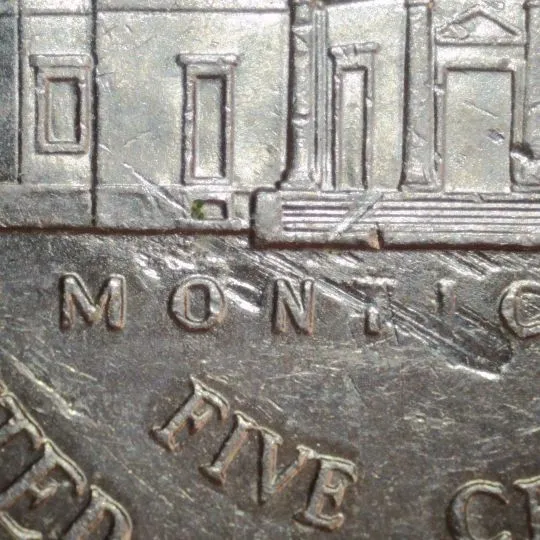 2015-P-Jefferson-Nickel-/-Extreme-Field-Restricted-Struck-Through-/-Grease-Error