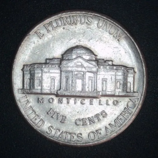 1997-D-Jefferson-Nickel-/-Unusual-Folded-Rim-Fin-Or-Something-Else?