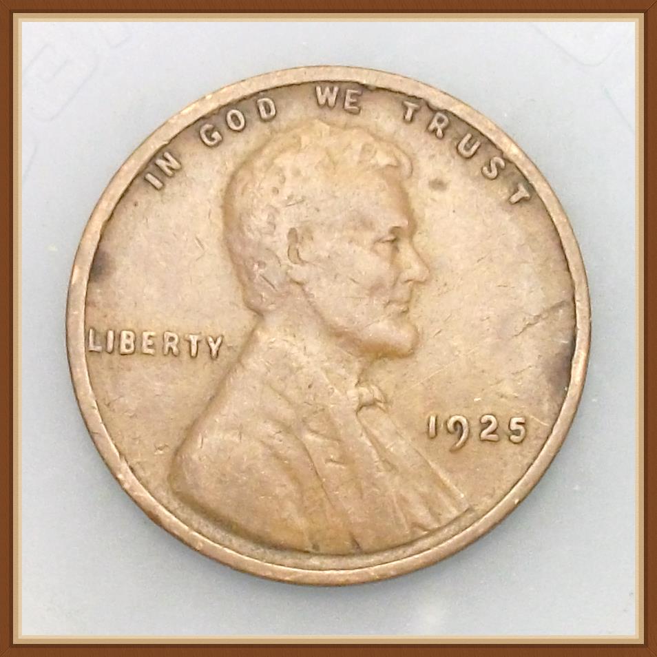1925-Lincoln-Cent-With-Blank-Reverse,-This-Must-Be-PMD?