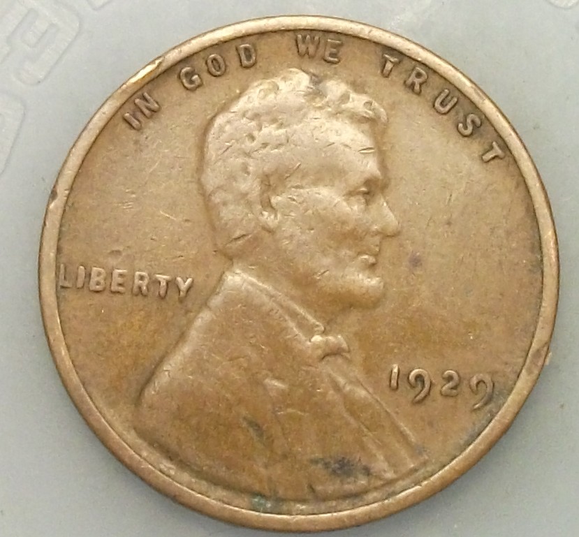 1929-P-LWC-With-Unusual-Circular-Spot-On-Reverse,-Collectible-Or-PMD?