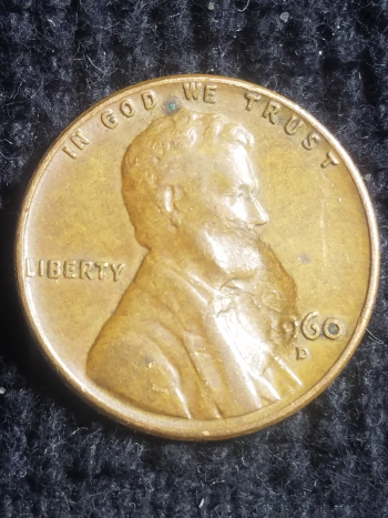 1960---D-Lincoln-Cent-With-Very-Large-Chunk-Missing-From-Obverse