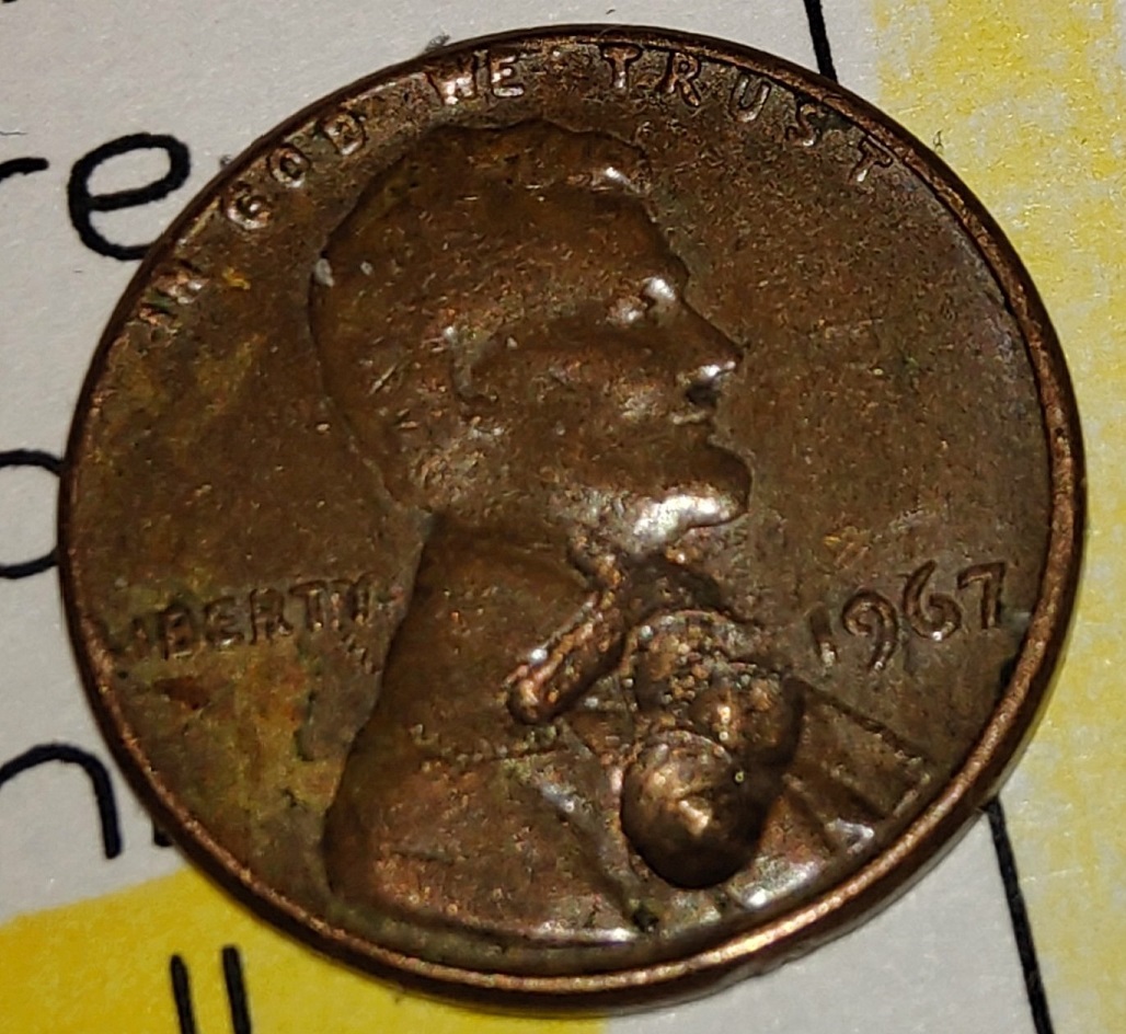 1967-Lincoln-Cent-With-Odd-Indentations