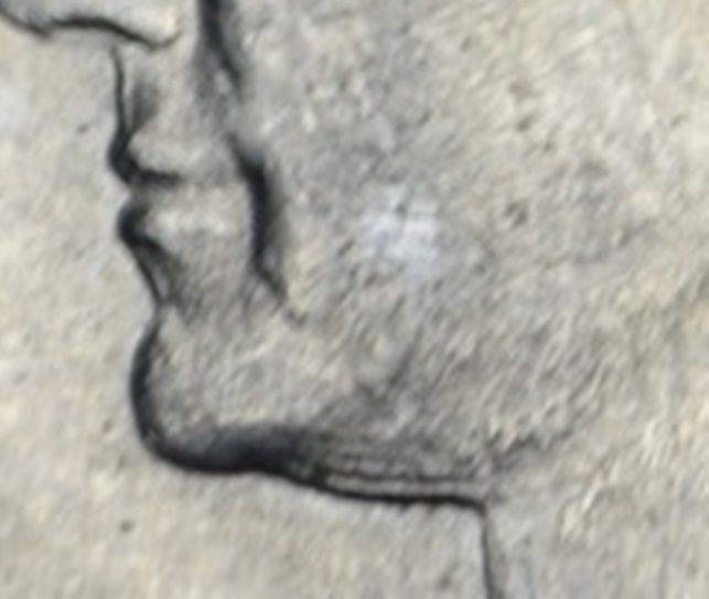 1971-D-Kennedy-Half-Dollar---Chin-Area-Misaligned?-Possible-Mint-Error