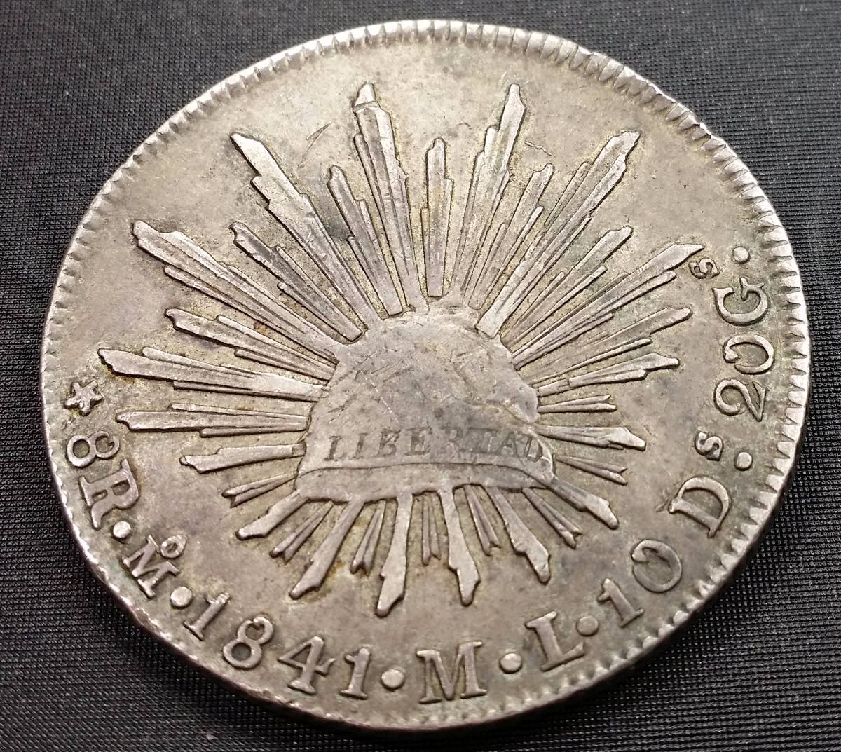 1841-And-1875-Cap-And-Rays-8-Reales-Authentication-Assistance