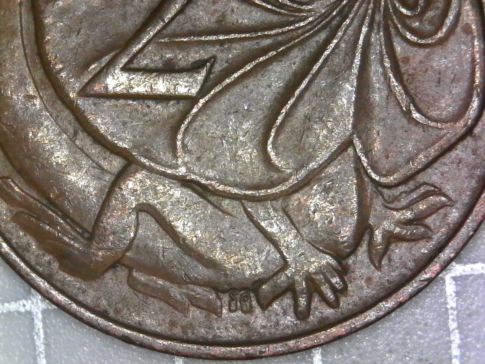 1966-Perth-2-Cent-With-Fat-Claws-And-Long-SD
