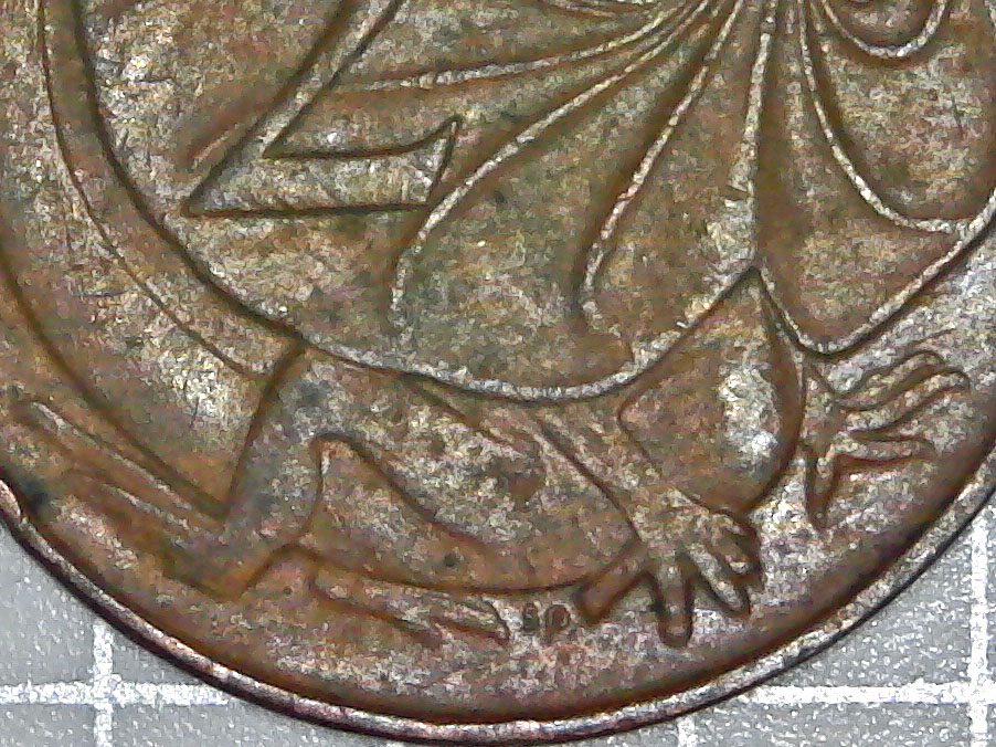 1966-Perth-2-Cent-With-Fat-Claws-And-Long-SD