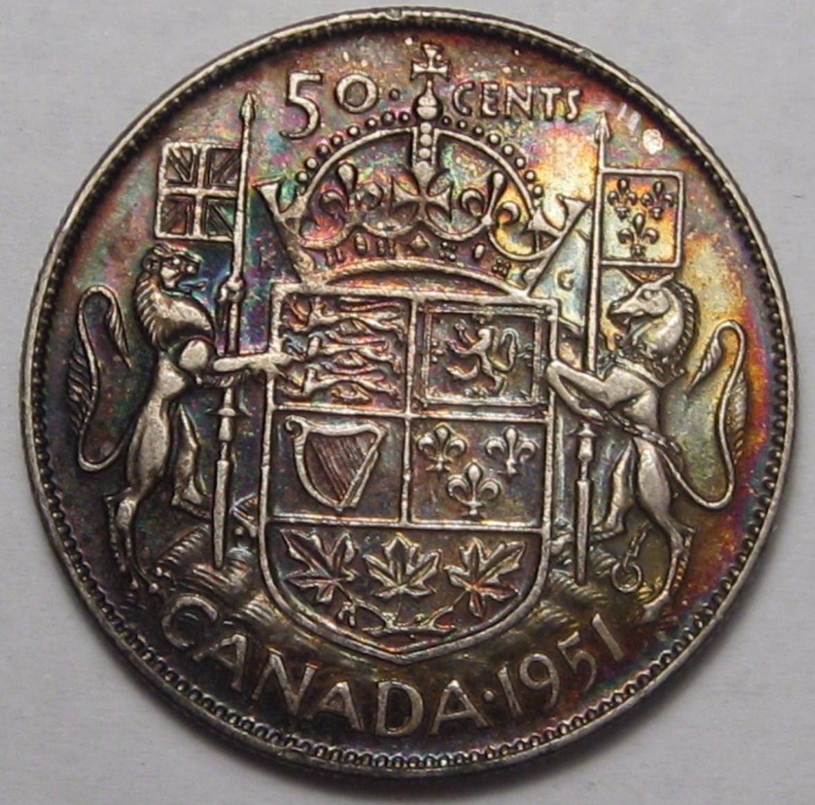 Toned-Canadian-Coins