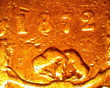1872.-Quarter--Bars-In-Neck-S-Bow.-Reverse