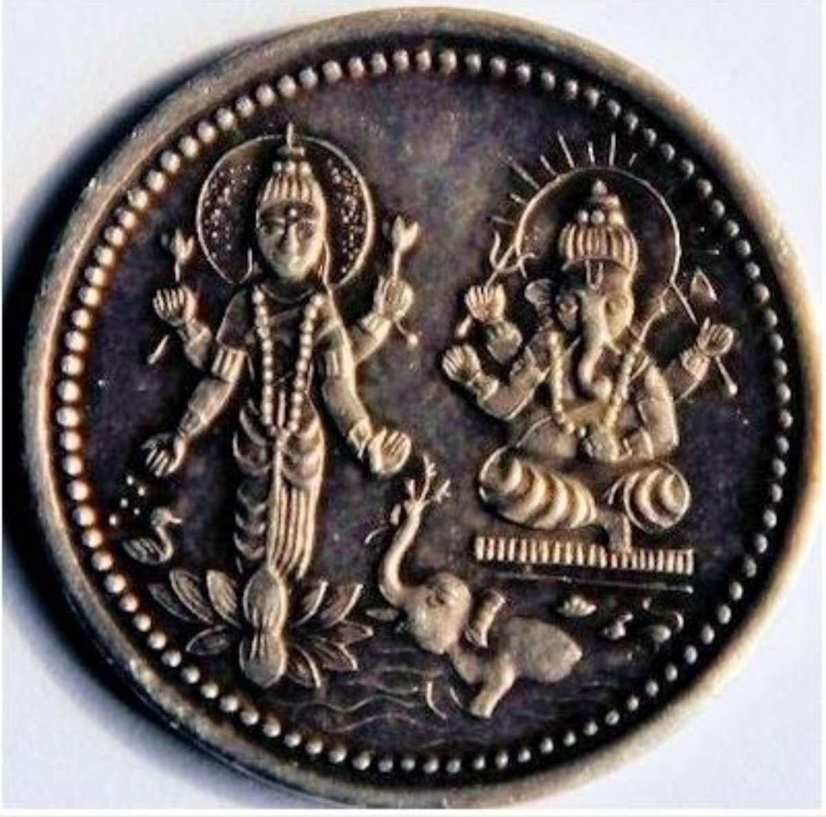 Having-A-Killer-Time-Identifying-These-Two!-Id:-Modern-Greek-Repro-And-Hindu-Temple-Token