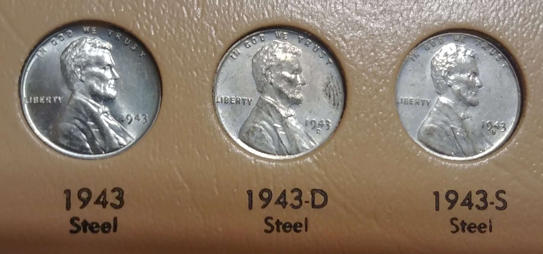 1943-Steel-Lincoln-MS-66-Cents-From-Original--Roll-For-Free,-Basically