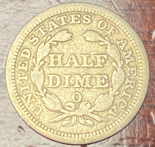 1853-O-1/2-Dime-For-Grading
