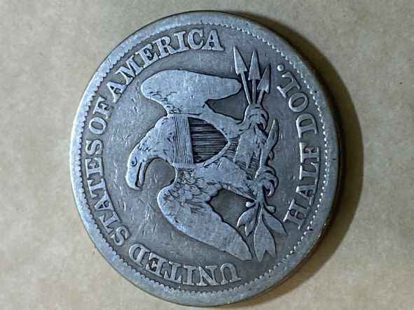 1849-1/2-Dollar-For-Grading