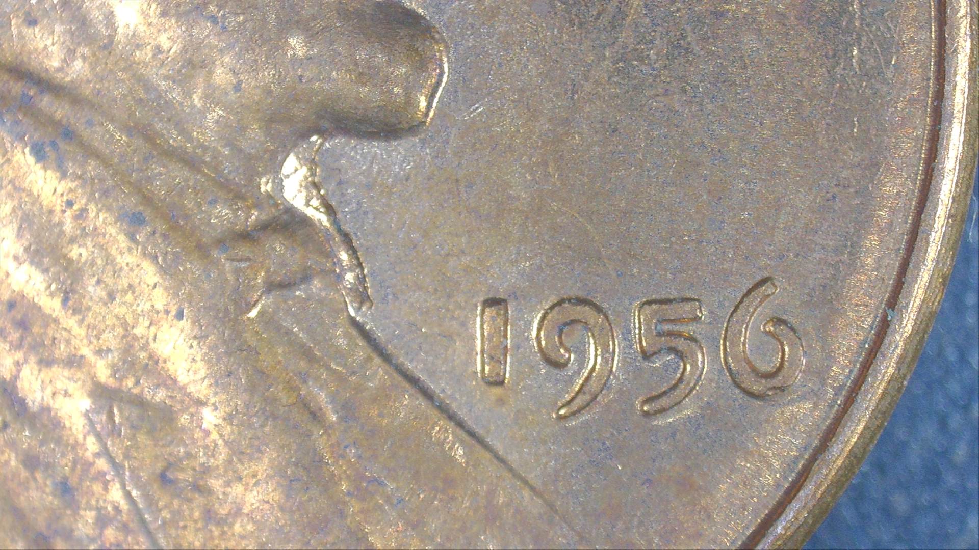 1956-Wheat-Cent-With-Die-Chip