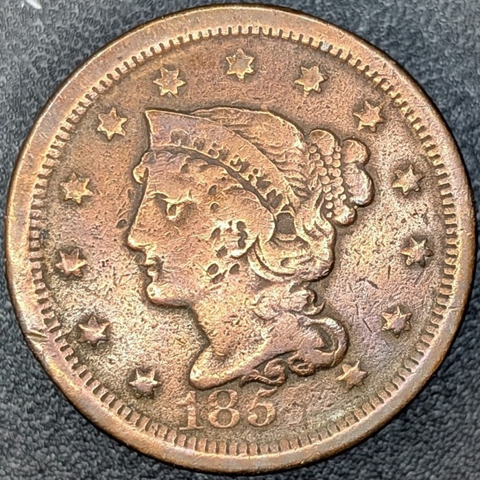185?-Large-Liberty-Head-Braided-Hair-Cent-Missing-Last-Number