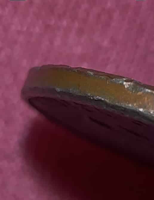 1984-Lincoln-Penny-With-Zinc-Coating--And-Solid-Copper-Center