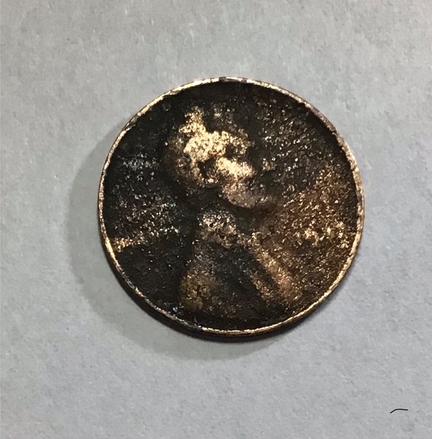 1943-Maybe-Copper-Penny?-Not-Stick-To-Magnet.-Weigh-2.02gm-Maybe-Because-Damage.-Suggestions?