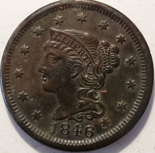 1846-Large-Cent-Found-While-Planting-Flowers