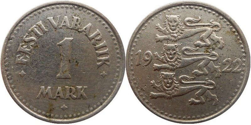 Four-Generations-Of-Modern-Coinage-Of-Estonia.