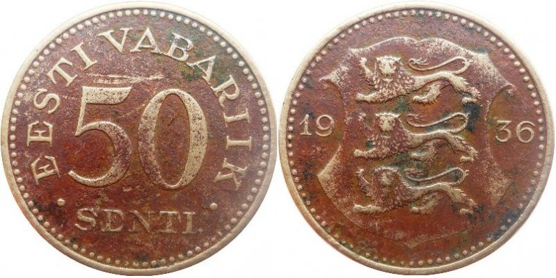 Four-Generations-Of-Modern-Coinage-Of-Estonia.