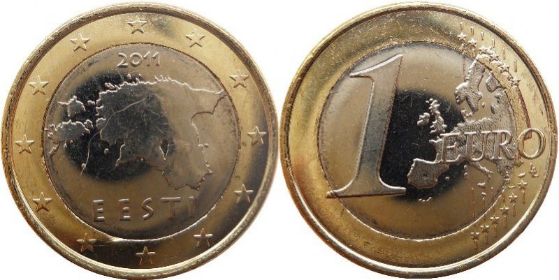 Four-Generations-Of-Modern-Coinage-Of-Estonia.