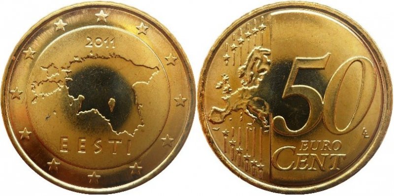 Four-Generations-Of-Modern-Coinage-Of-Estonia.