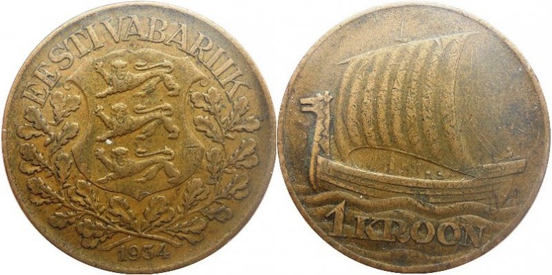 Four-Generations-Of-Modern-Coinage-Of-Estonia.