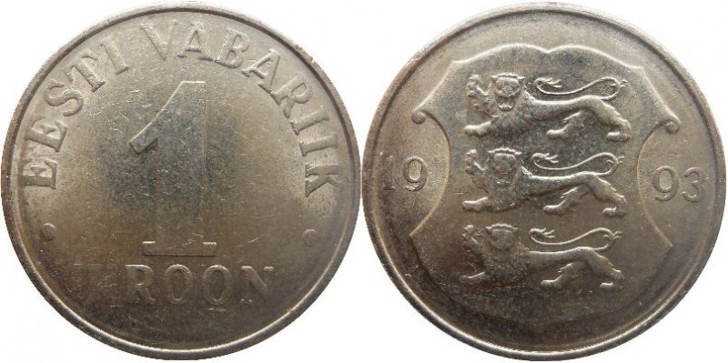 Four-Generations-Of-Modern-Coinage-Of-Estonia.