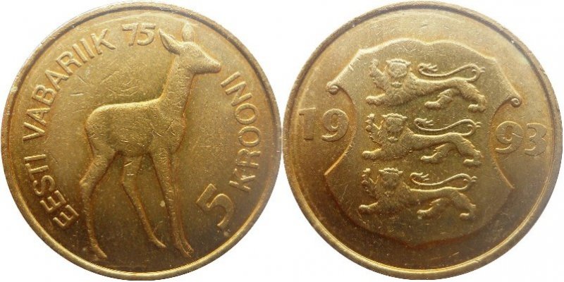 Four-Generations-Of-Modern-Coinage-Of-Estonia.