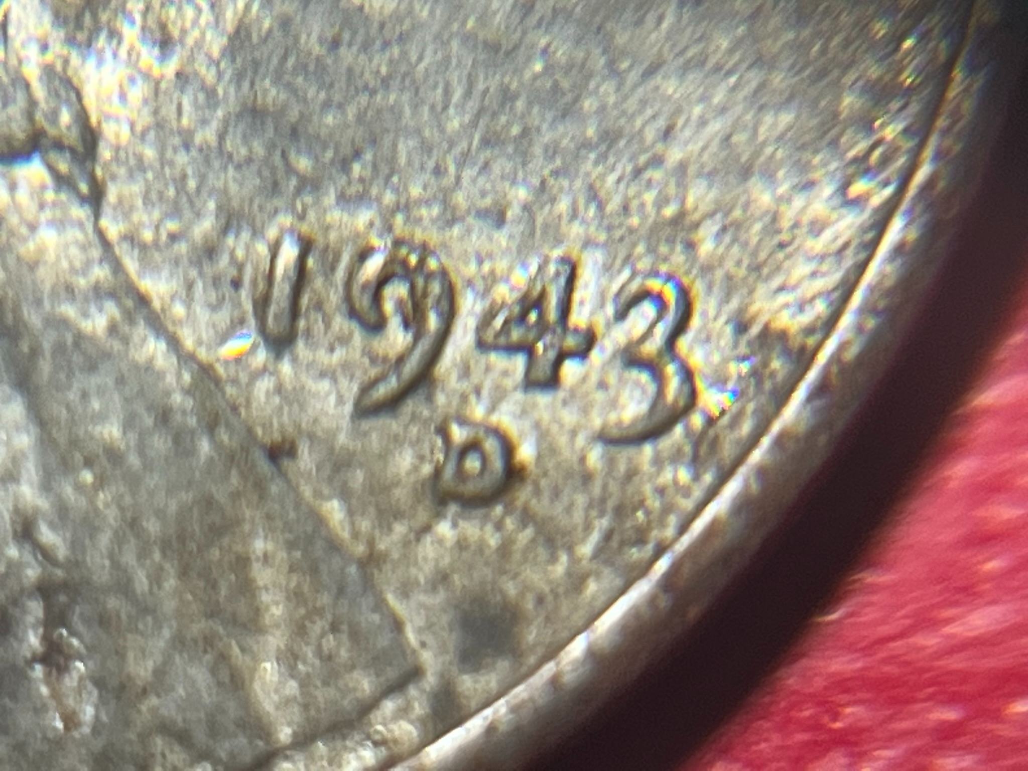 Lincoln-1943-D---Boldly-Double-Mintmarked?