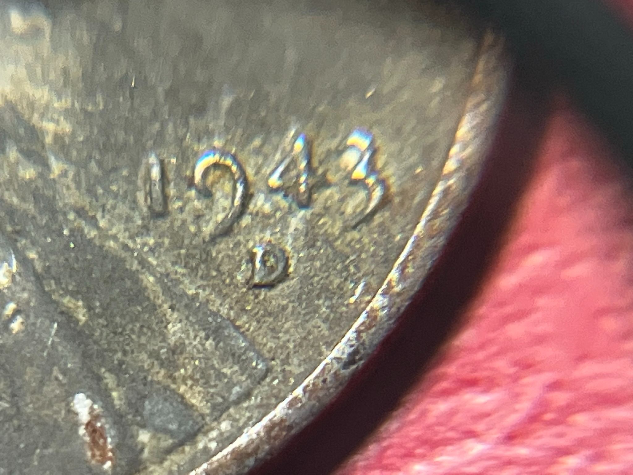 Lincoln-1943-D---Boldly-Double-Mintmarked?