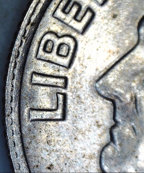 1984-P-Dime-With-Odd-Crimping-Around-Obverse-Rim