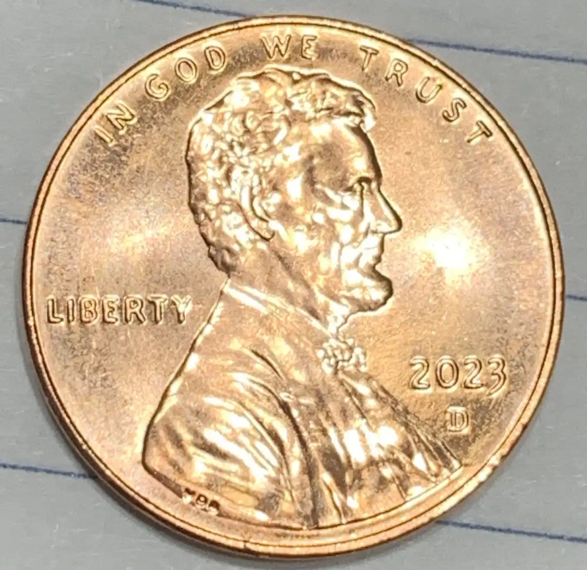 2023-D-1cent-Lincoln-Msrd-For-Grade-And-Value