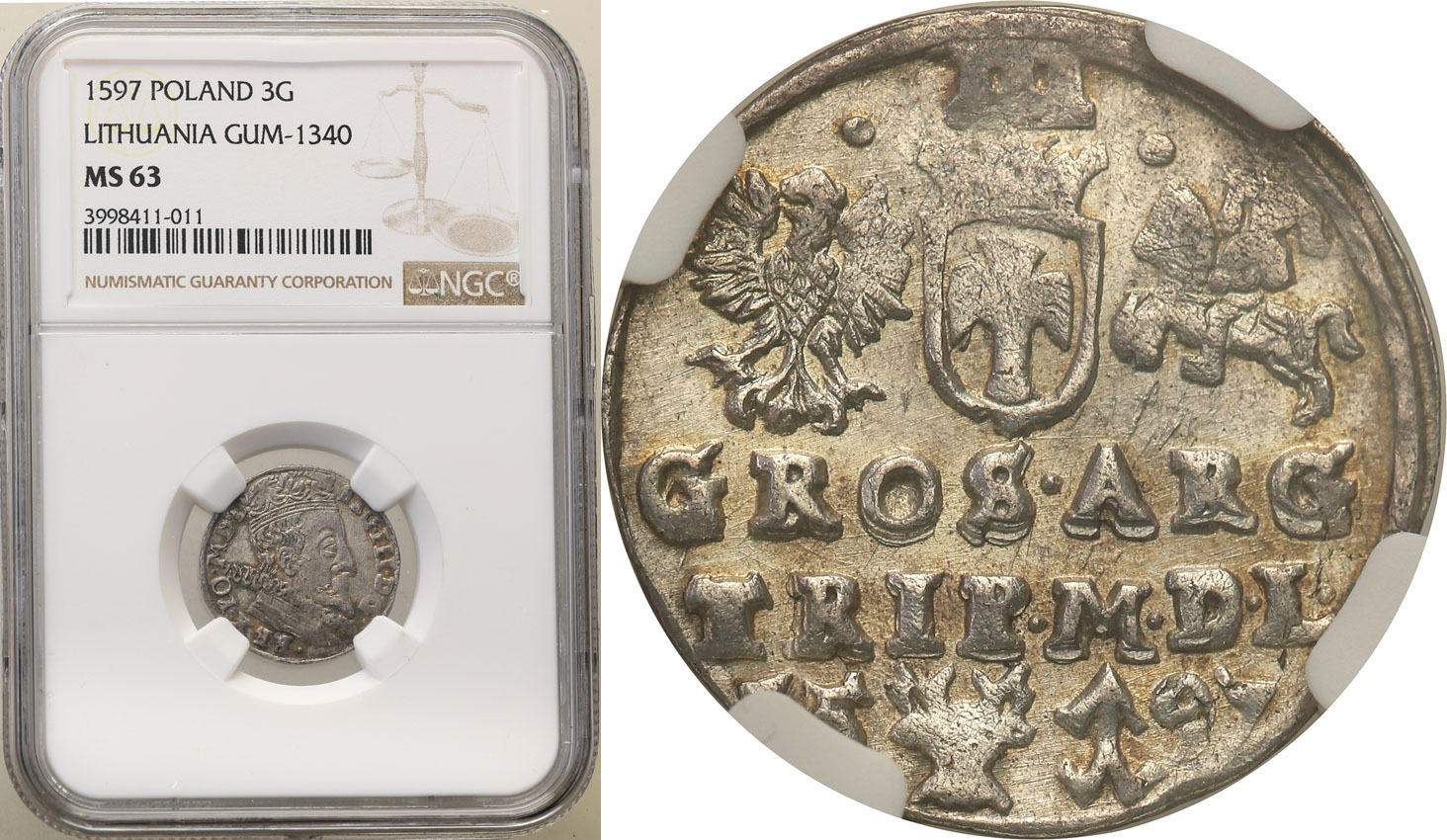 Poland-1597-Trojak-Vilnius